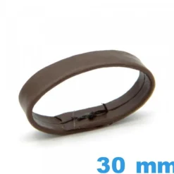 Passant pour montre 30 mm Brun foncé