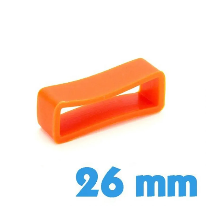 Passant pour montre 26 mm Orange
