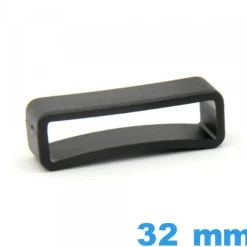 Passant pour montre Plastique 32 mm  - Noir