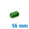 Passant Silicone Vert foncé 16 mm pour montre