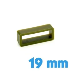 Passant Silicone Vert 19 mm montre