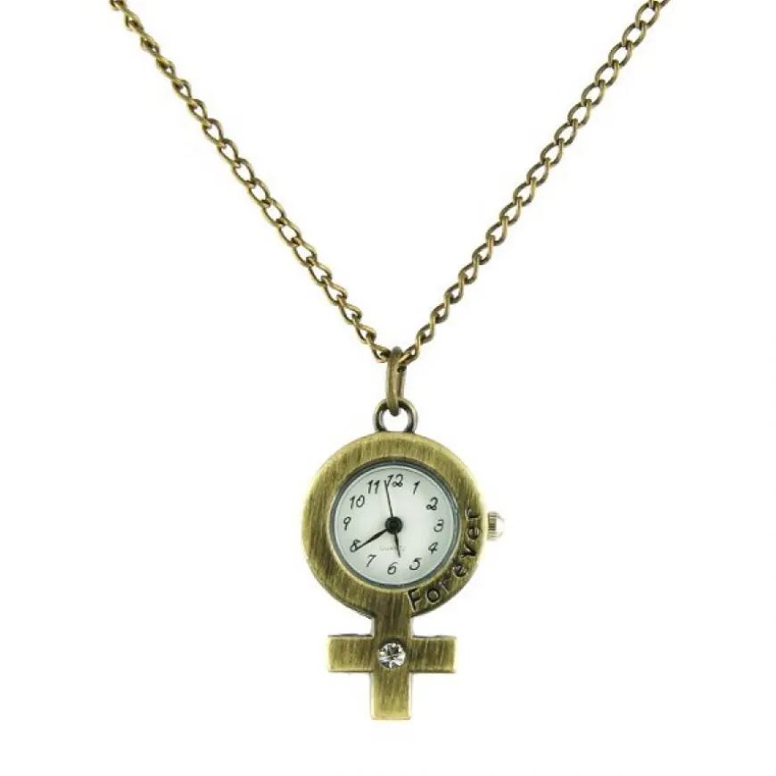 Pendentif montre pas chère signe masculin, chaine fournie
