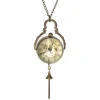 Pendentif montre pour femme vintage chiffre romain