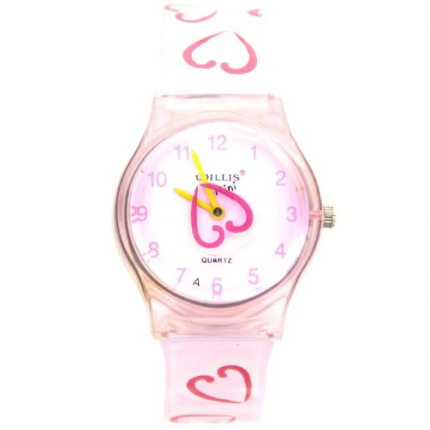 Petite montre enfant fille c艙ur