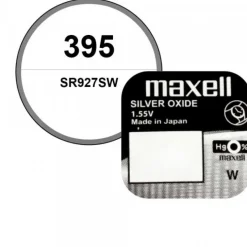 Pile 321 Maxell 1,55 V oxyde d'argent pour montre