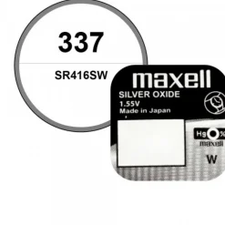 Pile montre Maxell oxyde d'argent 1,55 V 337