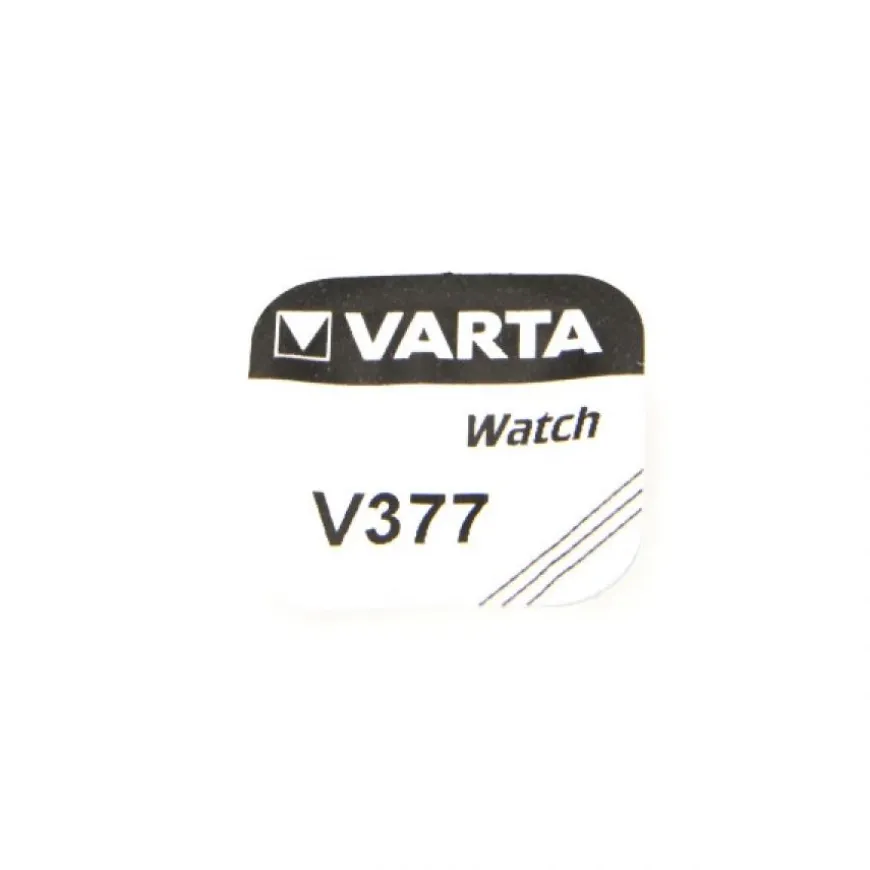 Pile pour Montre SR626SW 377 Varta 1,55V Oxyde d'argent