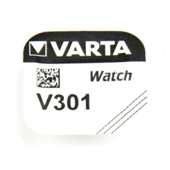 Pile pour montre 301 1.55 V alcaline Varta