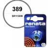 Pile 389 Renata oxyde d'argent 1,55 V pour montre