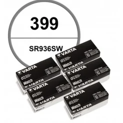 50 Piles de Montre 399 Varta 1,55 V