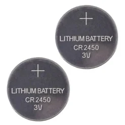 2 Piles 3 V CR2450 lithium montre