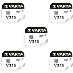 5 Piles 315 1.55 V Varta alcaline de montre