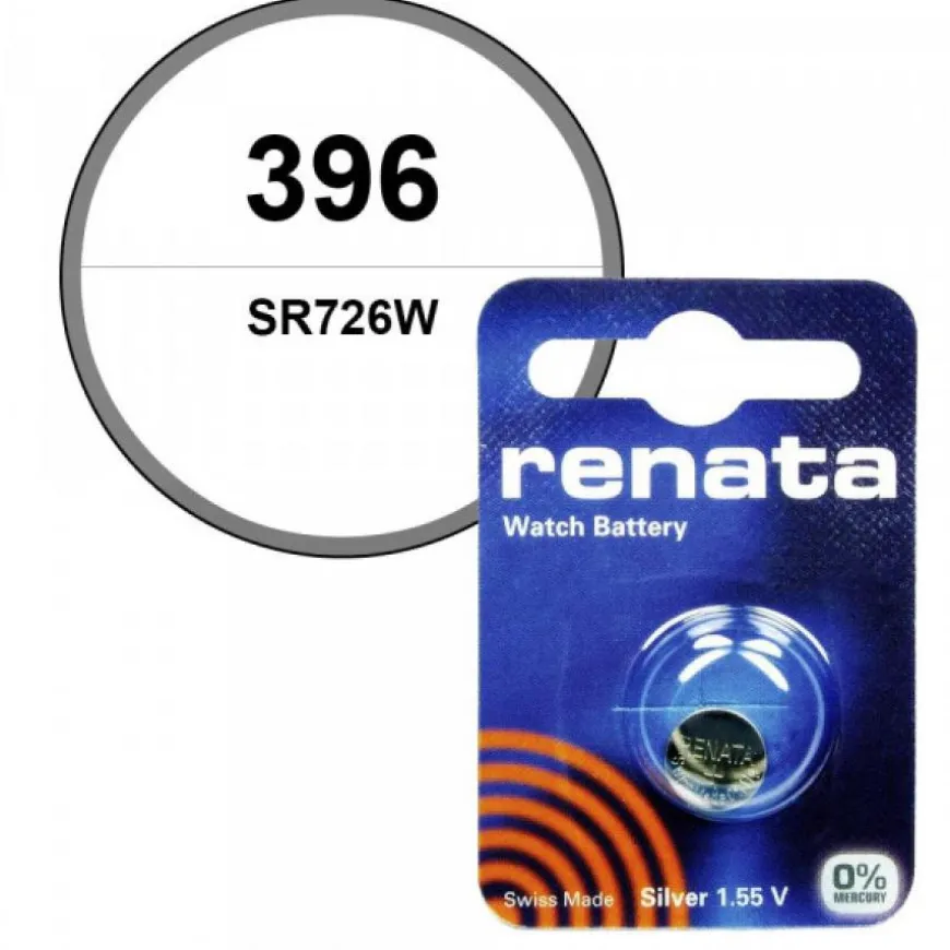 Pile 1,55 V 396 oxyde d'argent Renata montre