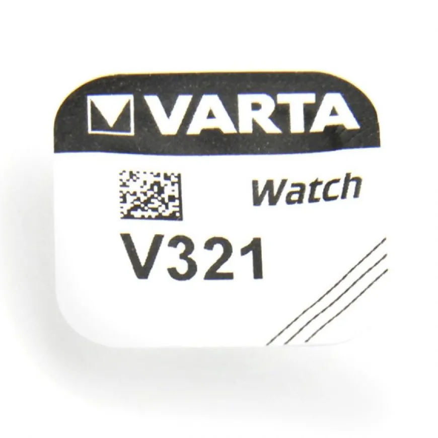 Pile 321 1.55 V Varta alcaline pour montre
