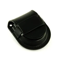 Pochette en cuir PU noir - Ceinture 48 mm