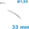 1 Pompe 33 mm arquée