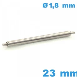 1 Pompe Non téléscopique Suisse 23mm réparation bracelet montre d :1,8 mm  épaulement simple