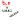 Pompe pour montre Rolex pas chère argentée - 13 mm