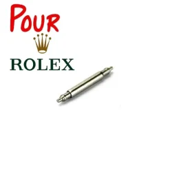 Pompe pour montre Rolex pas chère argentée - 13 mm