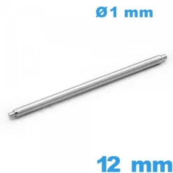 1 Pompe à ressort Non téléscopique Suisse 12 mm bracelet montre d :1 mm de marque ISOSWISS épaulement simple