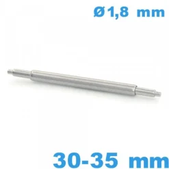 1 Pompe à ressort Téléscopique 30 à 35mm pour réparation bracelet montre d :1,8 mm