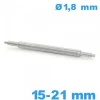 1 Pompe à ressort Téléscopique qualité Suisse 15 à 21mm montre diam : 1,8 mm ISOSWISS