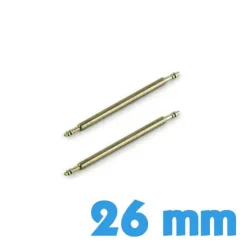 Pompes de bracelet montre par lot de 2 pas chère - 26 mm