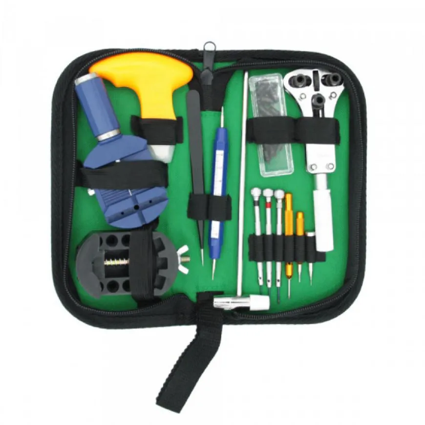 Sacoche Outils Horlogerie complet de Réparation - 13 pièces