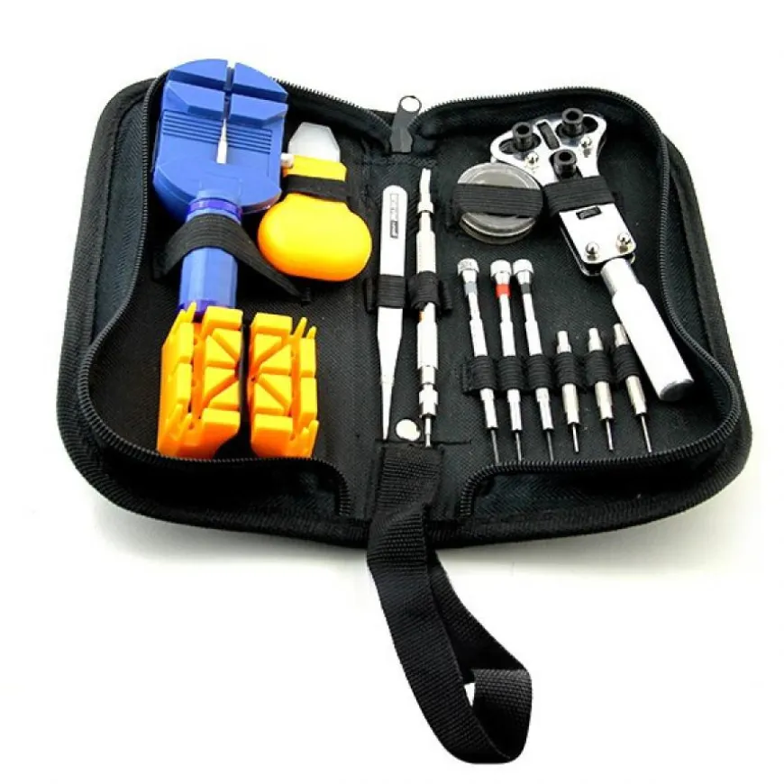 Sacoche pour réparation de montre - 12 outils
