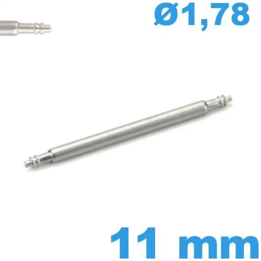 Springbar à l'unité 11 mm diam : 1,78 mm