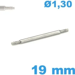 Springbar 19 mm diam : 1,30 mm