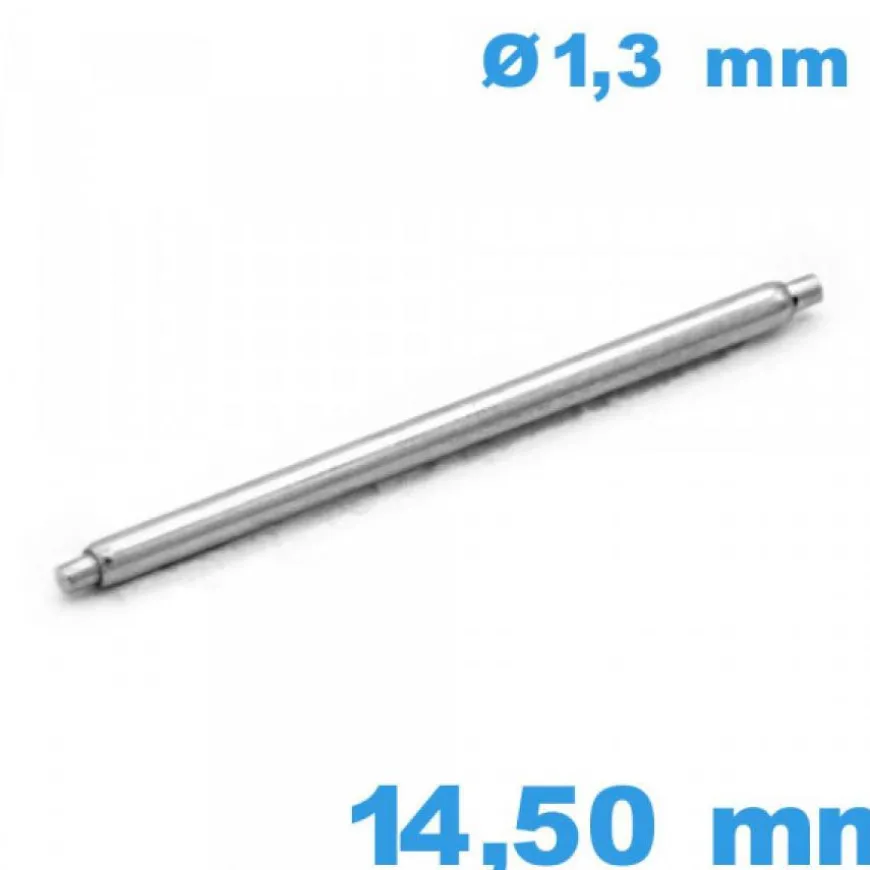 Springbar pour Bracelet de Montre 14,50 mm diamètre 1,3 mm Suisse