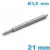 Springbar pour Montre 21 mm Épaulement Double qualité Suisse
