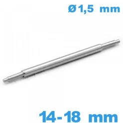 Springbar pour Réparation Montre Universelle 14 à 18 mm Acier