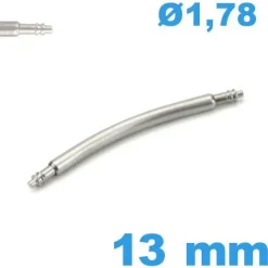 1 Springbar à ressort 13mm arquée diam : 1,78 mm