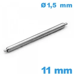 1 Springbar  réparation bracelet montre 11 mm Non téléscopique épaulement simple d :1,5 mm Suisse