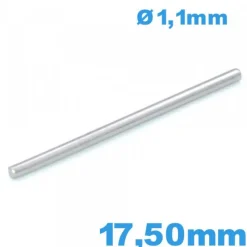 Tige de Bracelet pour Montre Droite Longueur 17,50 mm