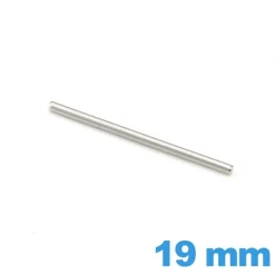 Tige droite diamètre 1.0 mm Longueur : 19mm