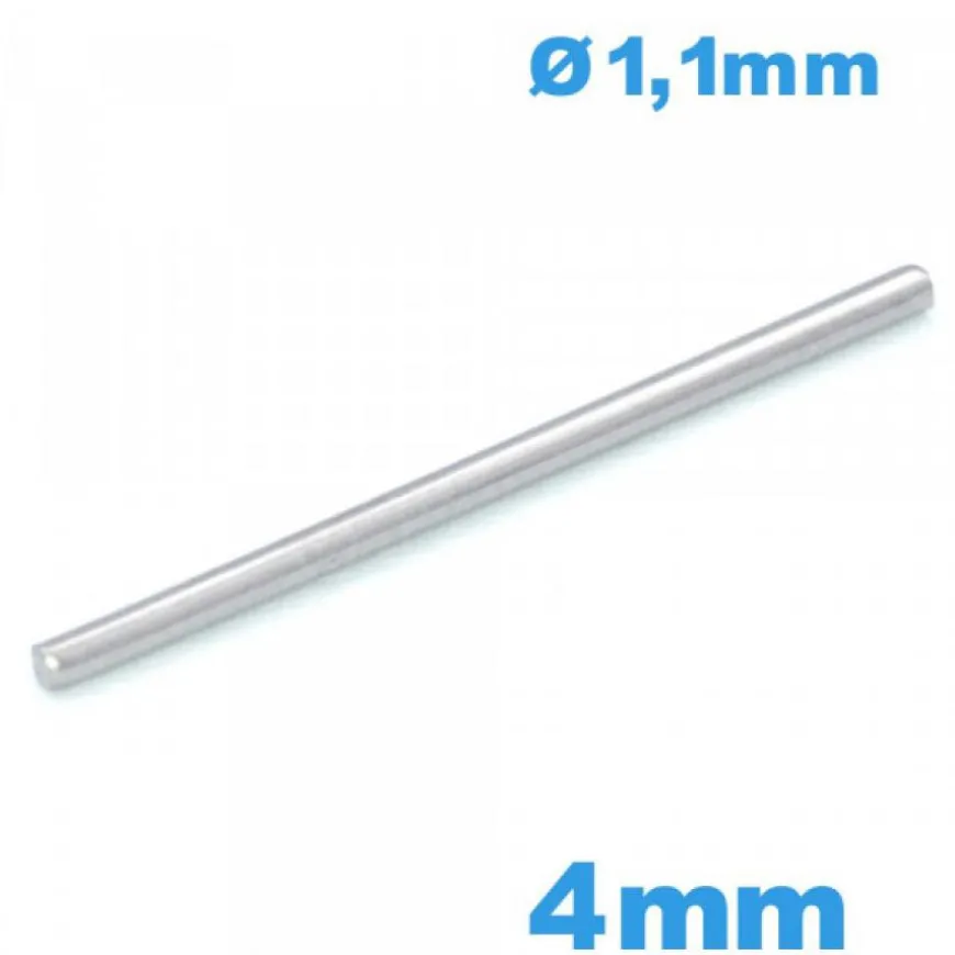 Tige droite 4mm pour bracelet de montre à maillon
