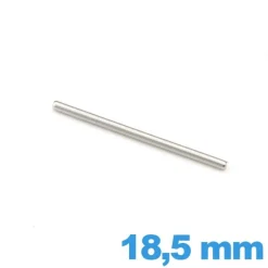 Tige droite  montre diamètre 1.0 mm Longueur : 18.5 mm