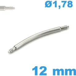 Tige à l'unité 12 mm diam : 1,78 mm courbée