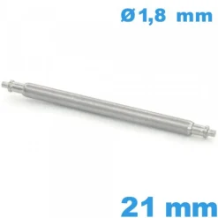 Tige pour Bracelet de Montre 21 mm diam1,8 mm à l'unité Simple Rainure