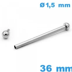 Tige pour Bracelet de Montre Rivet à Pression 36 mm - Diamètre 1,50 mm