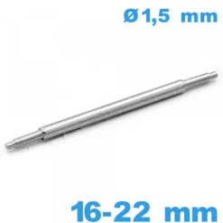 Tige pour bracelet montre 16 à 22mm diam : 1,5 mm Extra téléscopique