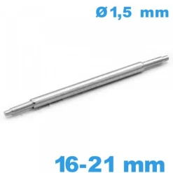1 Tige pour bracelet montre 16 à 21mm Extra téléscopique d :1,5 mm