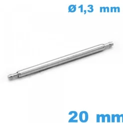 Tige pour Réparation de Bracelet Montre 20 mm Short Bead