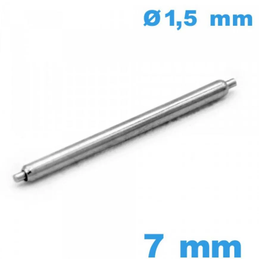 Tige à Ressort Montre 7 mm Épaulement Simple qualité Suisse