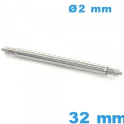 Tige à Ressort pour Bracelet de Montre 32 mm diametre 2 mm
