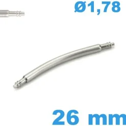 Tige à ressort pour montre 26 mm courbée d :1,78 mm