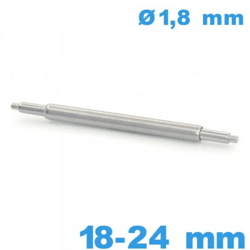 1 Tige à ressort Téléscopique 18 à 24mm d :1,8 mm